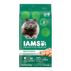 IAMS Proactive Health Senior Dry Cat Food Chicken 3.5lb