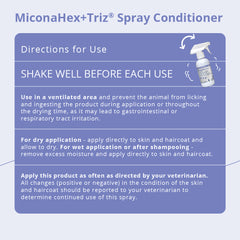 Miconahex+ Triz Spray para perros, gatos y caballos, 237 ml