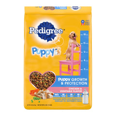 Pedigree Puppy Growth & Protection Dry Dog Food Chicken & Vegetable 1ea/14 lb