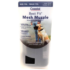 Best Fit Adjustable Mesh Dog Muzzle, Size 7 XL