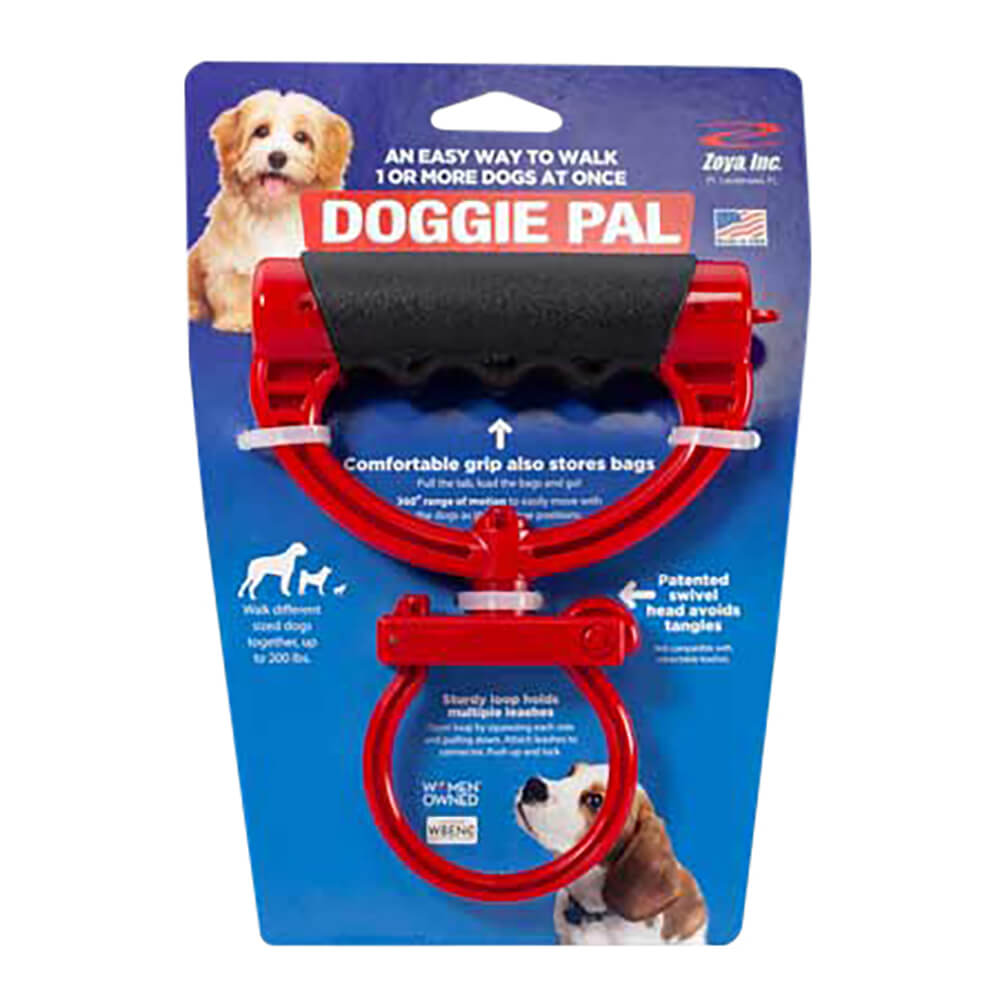 حامل مقود Doggie Pal وتخزين أكياس النفايات