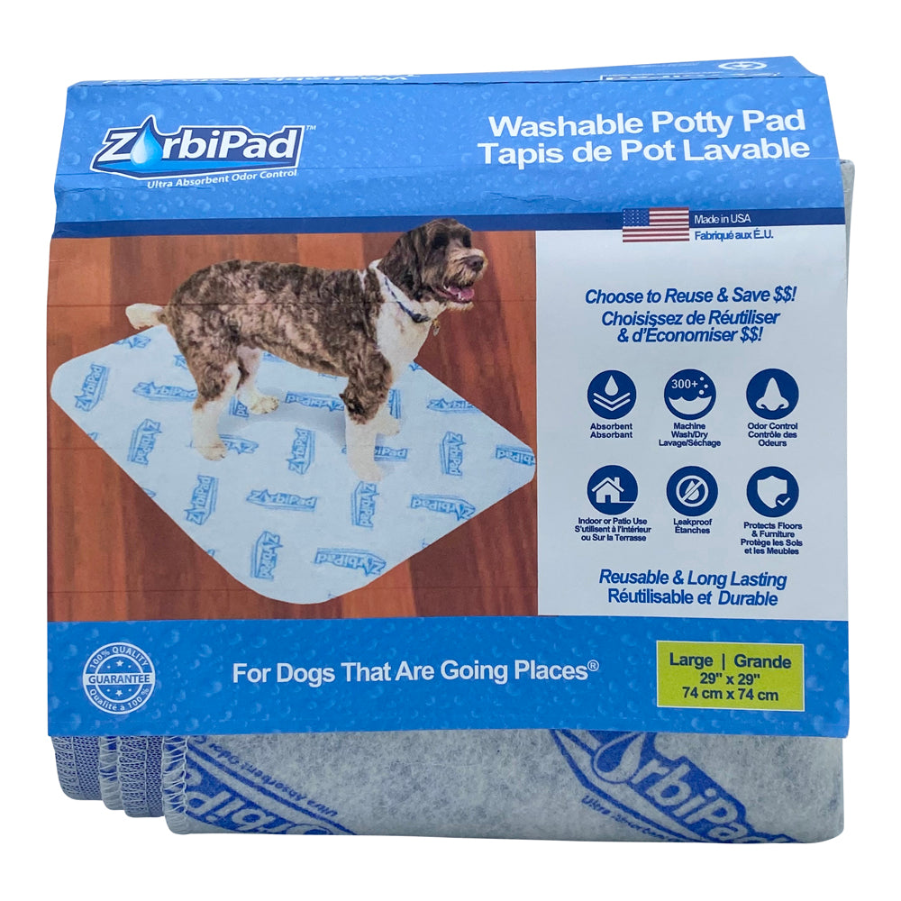 Almohadilla para orinal lavable y reutilizable, grande, 29" x 29"