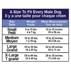 ZorbiPants Male Wrap Small 13" to 19"