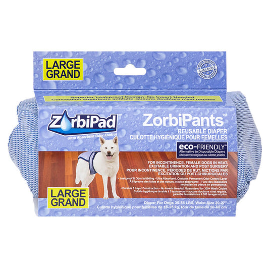 Pañal ZorbiPants Grande (33 a 55 libras)