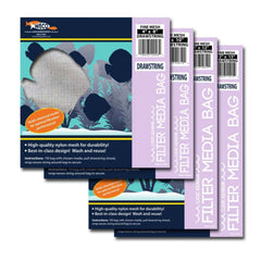 Weco Products Fine Mesh Drawstring Filter Media Bag White, 1ea/4 In X 8 in