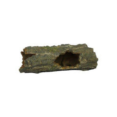 Weco Products Wecorama Sleepy Hollows Mossy Log Terrarium Ornament with Hollow Brown/Green, 1ea/SM