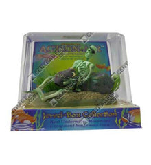 Penn-Plax Skeleton w/Jug & Treasure Chest Air Aquarium Ornament Multi-Color 1ea