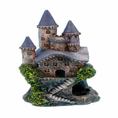 Penn-Plax Magic Castle Aquarium Ornament Brown; Grey 4 in Mini