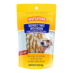 Beefeaters Beefhide 5" Twists with Chicken, 1.41oz, Case of 12