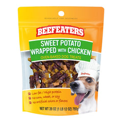 Beefeaters Sweet Potato Wrapped with Chicken Jerky, 28 oz