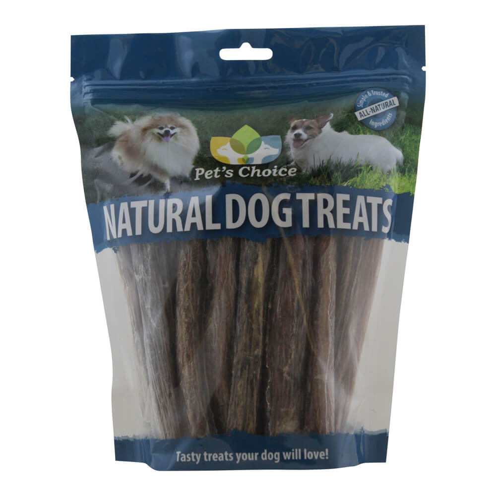Pet's Choice Premium All Natural Dog Pizzle Chews, 6", 25 pk – Pet Food, High Protein, Low Fat Beef Bully Sticks, Dental Health, Long Lasting, Gluten Free, Training Treats for Small to Large Dogs