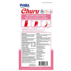 Inaba Churu Creamy Tuna with Salmon Cat Treat with Vitamin E