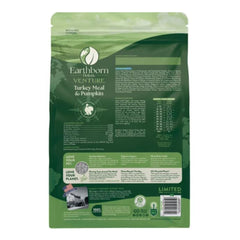 Earthborn Holistic Venture Limited Ingredient Diet Grain-Free Dry Dog Food Turkey Meal & Pumpkin 4lb