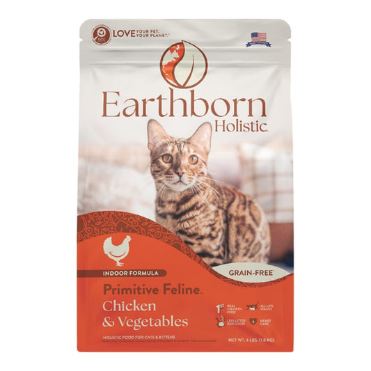 Earthborn Cat Holistic Grain Free Primitive Feline 12.5Lbs