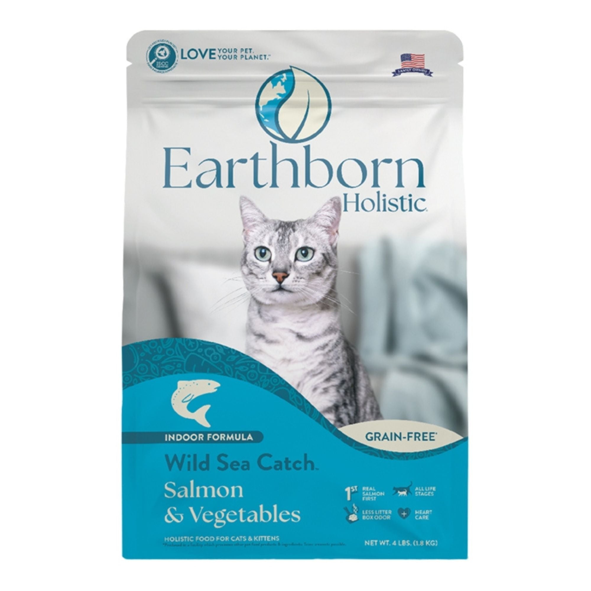 Earthborn Cat Holistic Grain Free Wild Sea Catch 12.5Lbs