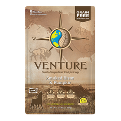 Earthborn Holistic Venture LID Dry Dog Food Smoked Bison & Pumpkin 25lb