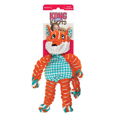 KONG Floppy Knots Fox Dog Toy Multi-Color 1ea/SM/MD