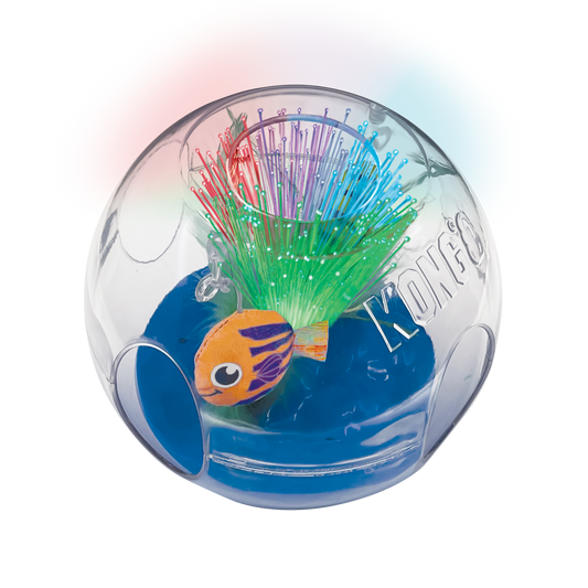 KONG Bat-A-Bout Glow Aquarium Cat Toy