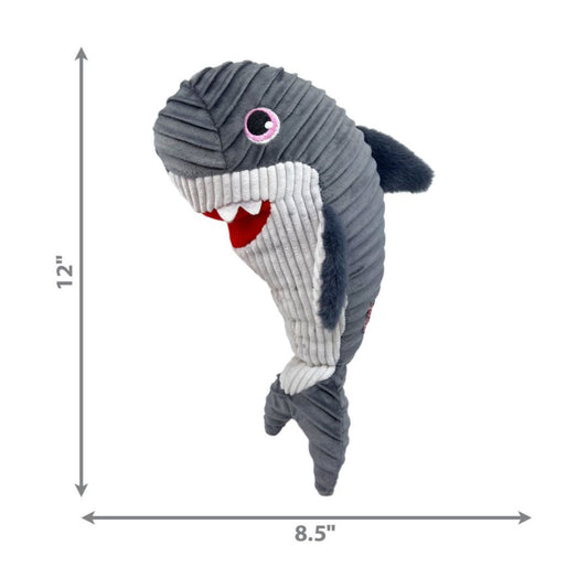 KONG Cuteseas Rufflez Dog Toy Shark MD/LG