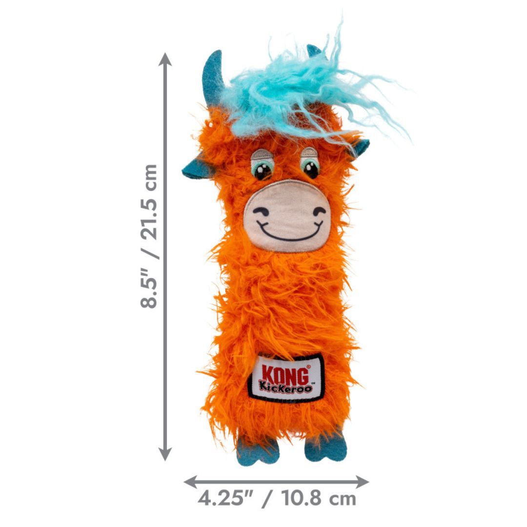 KONG Kickeroo Highland Cow Cat Toy Assorted 1ea