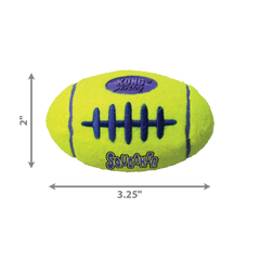 KONG Air Dog Squeaker Football Dog Toy 1ea/SM