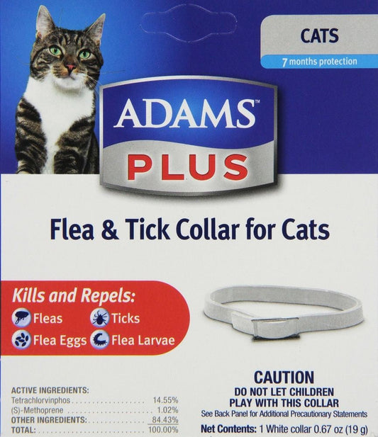 Farnam - Adams Plus Flea & Tick Control Collar for Cats (7 Month)