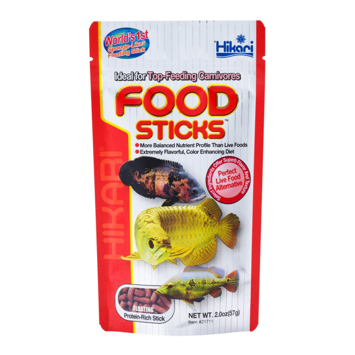 Hikari USA Food Sticks Floating Fish Food 1ea/2 oz