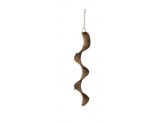 Prevue Pet Products Wacky Wood Vertical Bird Perch Brown 14 In