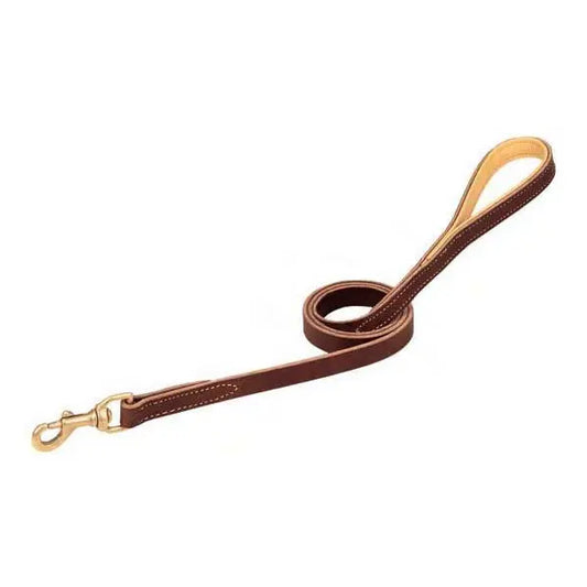 Weaver Deer Ridge Leather Leash Chestnut 5/8″ x 72″ – 06-5656-6