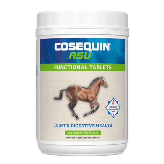 Nutramax Cosequin ASU Joint & Digestive Health Functional Tablets for Horses, 240 Tablets