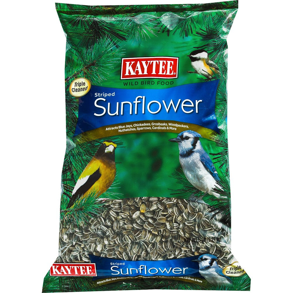 Kaytee Striped Sunflower Wild Bird Food 5 Pounds