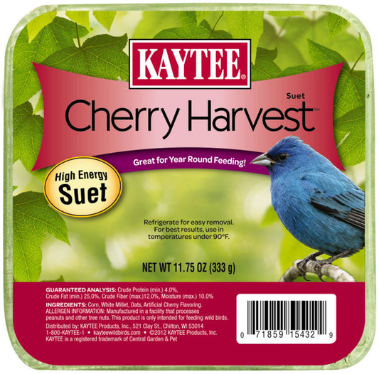 Kaytee Cherry Harvest High Energy Suet 1ea/11.75 oz