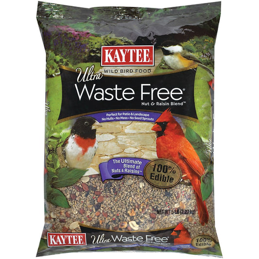 Kaytee Waste Free Nut And Raisin Blend 5 Pounds