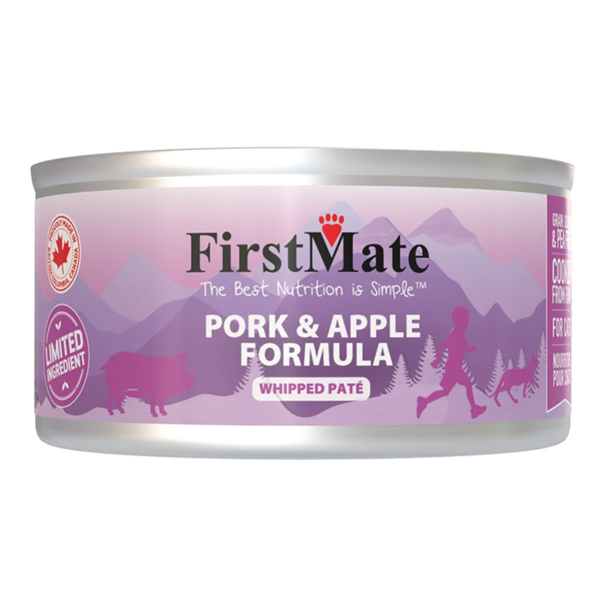Firstmate Cat Limited Ingredient Grain Free Pork & Apple 5.5oz. (Case of 24)