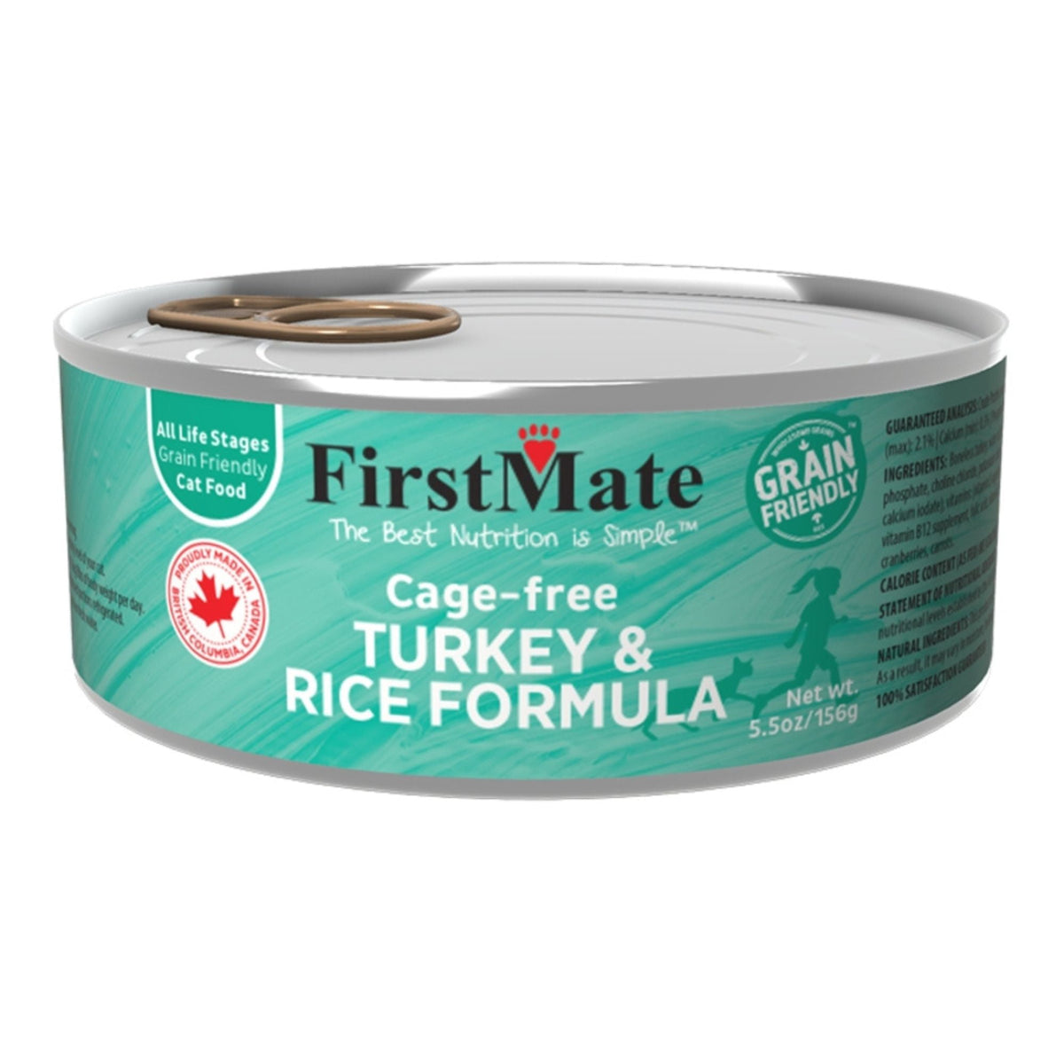 Firstmate Cat Turkey & Rice 5.5oz. (Case of 24)