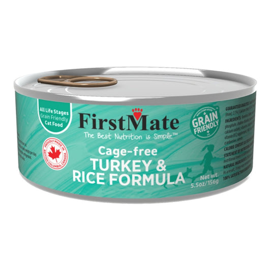 Firstmate Cat Turkey & Rice 5.5oz. (Case of 24)