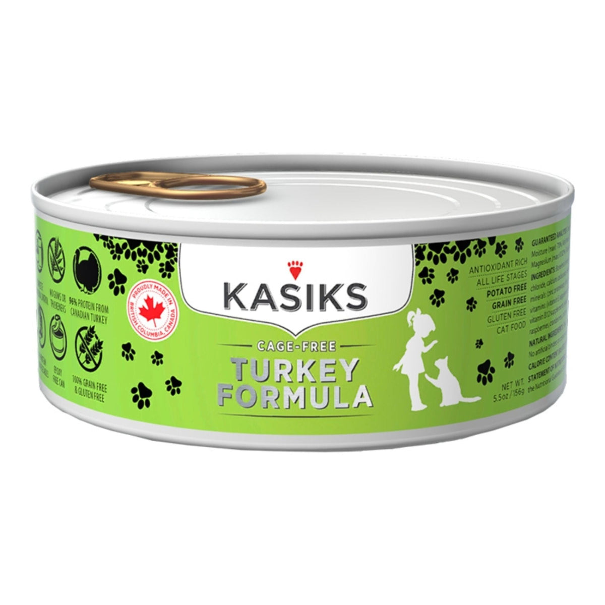 Firstmate Cat Kasiks Grain Free Turkey 5.5oz. (Case of 24)