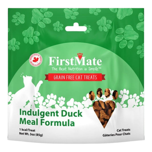 Firstmate Cat Grain Free Indulgent Duck Treat 3oz.
