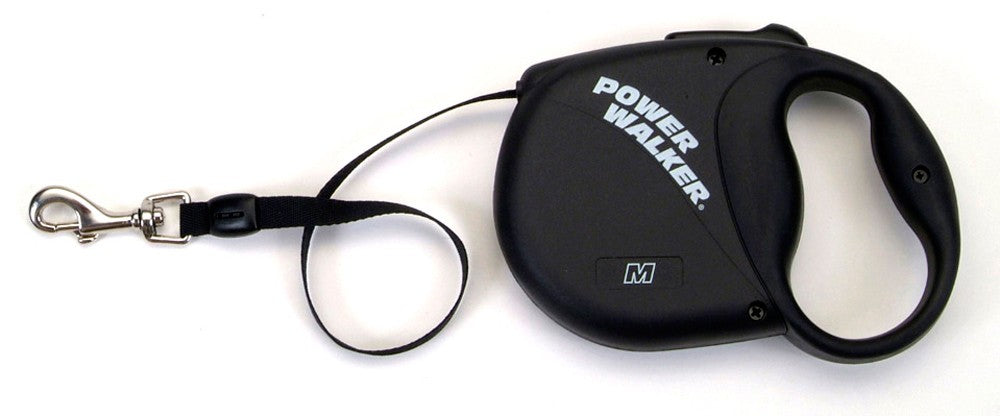 Coastal Retractable Dog Leash Black, 1ea/16 ft, MD