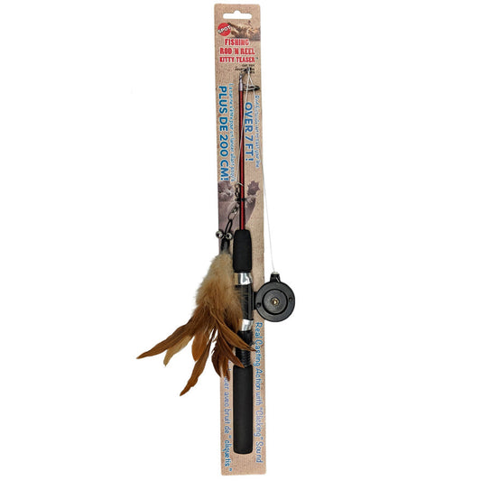 Ethical Pet Fishing Rod & Reel Kitty Teaser 