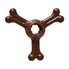 Bam-Bone Plus Triple Chew Dog Toy Bison, 1ea/4 in