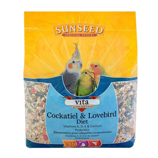 Sun Seed Vita Sunscription Cockatiel & Lovebird Diet Bird Food 1ea/5 lb