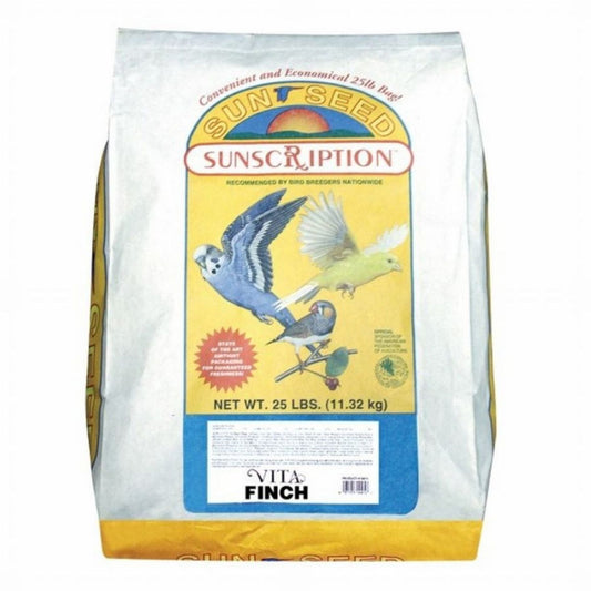 Sun Seed Vita Sunscription Finch Diet Bird Food 1ea/25 lb
