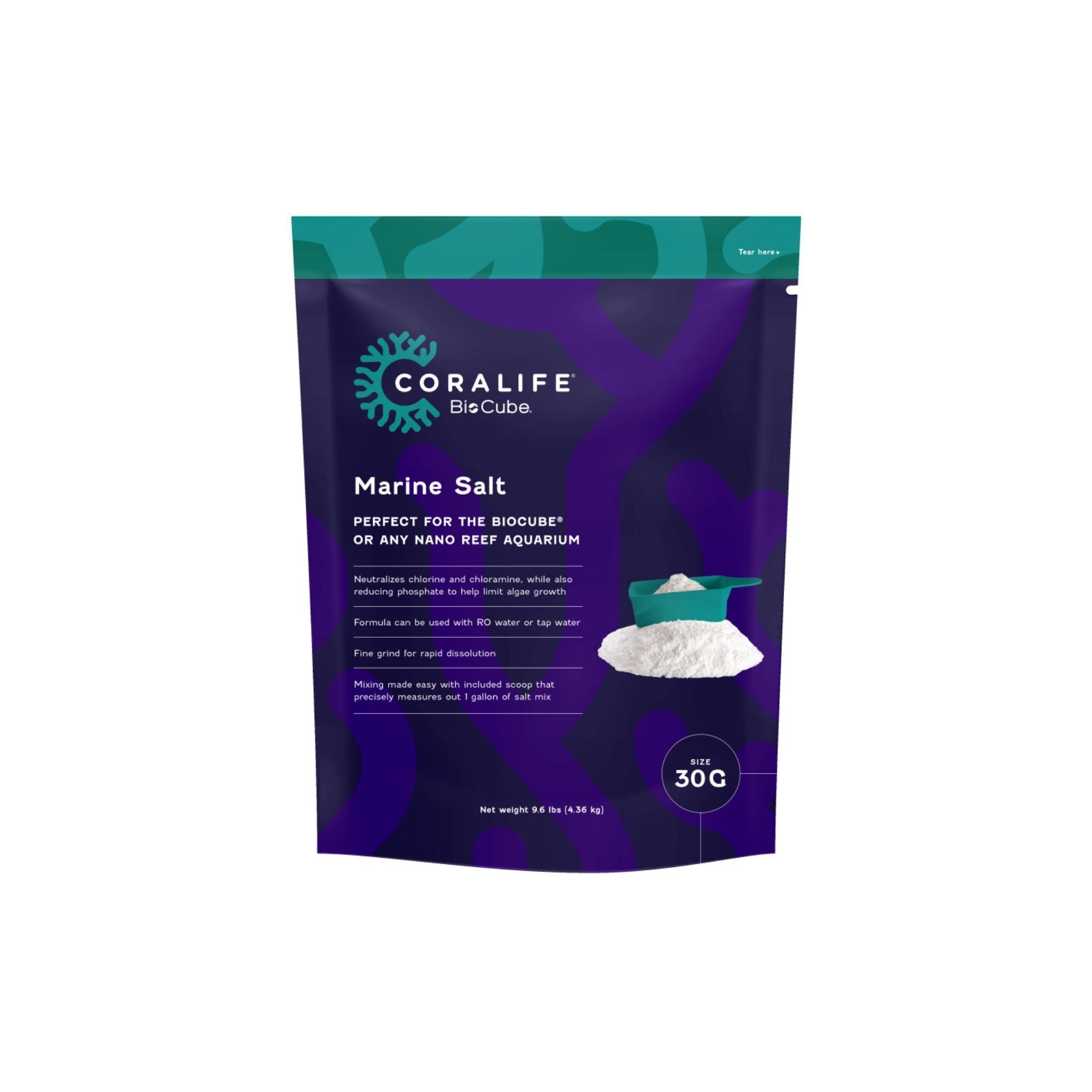 Coralife BioCube Marine Salt 1ea/30 gal