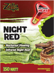 Zilla Incandescent Spot Bulb Night Red, 1ea/150 W