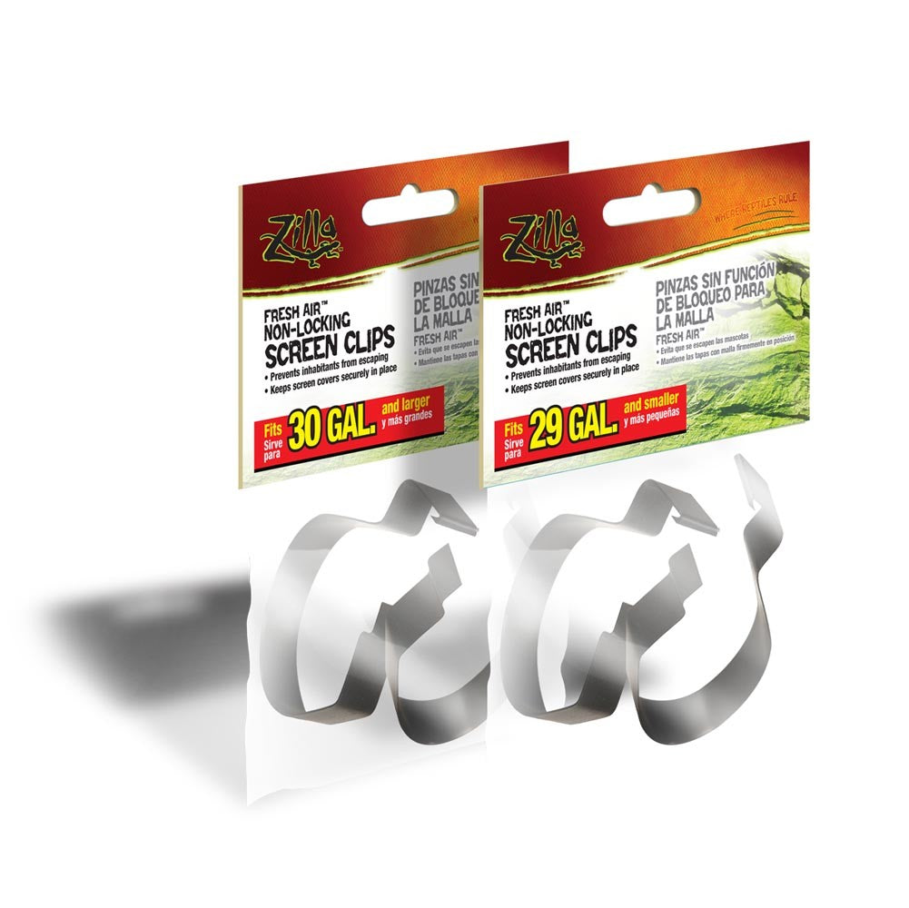 Zilla Non-Locking Screen Clips Large