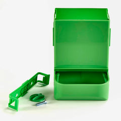 Kaytee Gravity Bin Feeder with Bracket Assorted Colors 5.25″ x 5.75″ x 8.25″ – 100079410