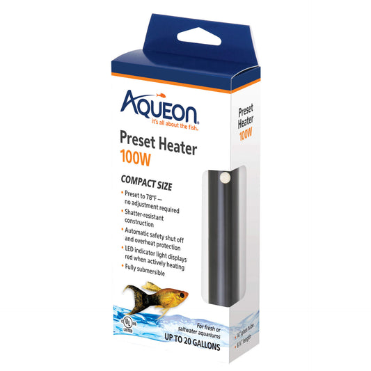 Preset Fish Tank Heater 100 watts