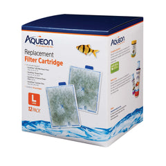 Aqueon Replacement Filter Cartridges 12 pack Medium 4.9″ x 2″ x 5.7″ – 100106418