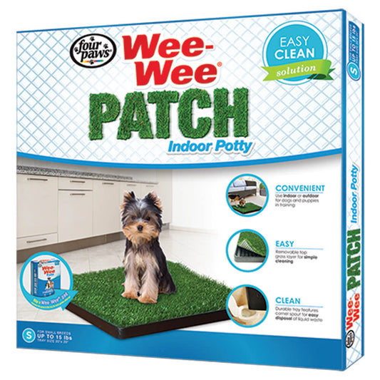 Four Paws Wee-Wee Patch Indoor Potty Small 20″ x 20″ x 1″ – 100203053